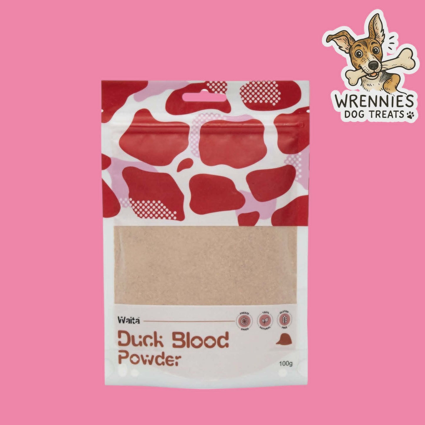 Waita Freeze Dried Duck Blood Powder 100g