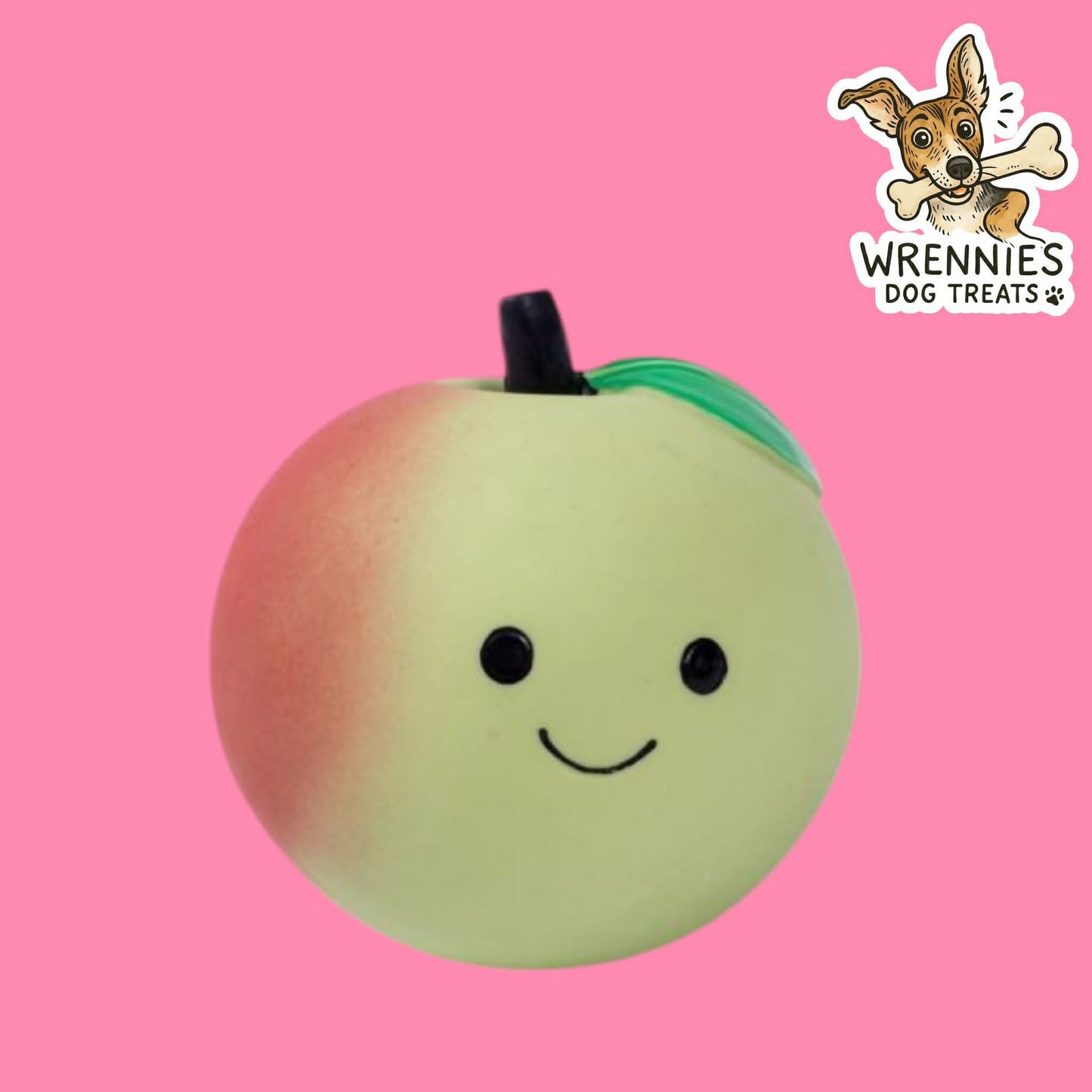 Foodie Faces Apple Latex Toy