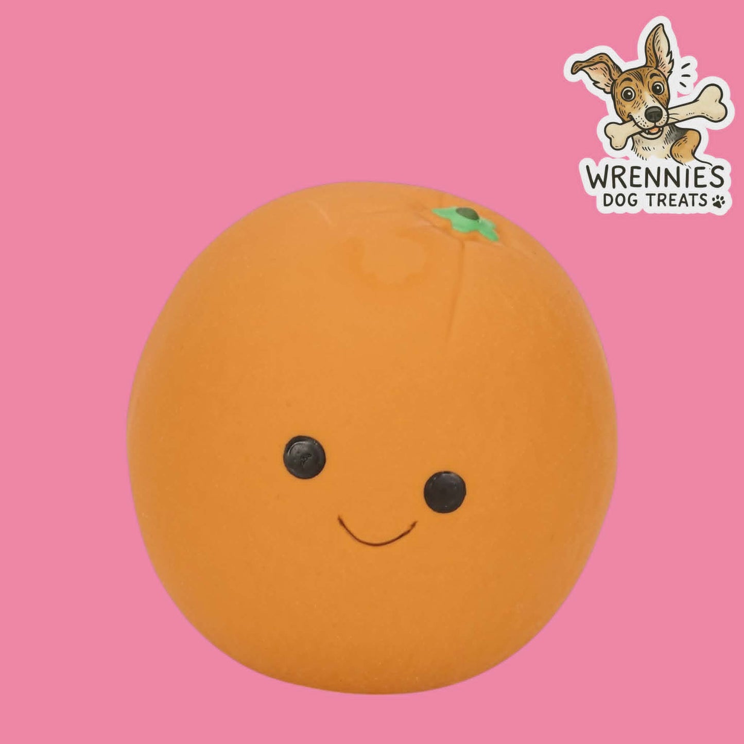 Foodie Faces Orange Latex Toy