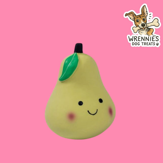 Foodie Faces Pear Latex Toy