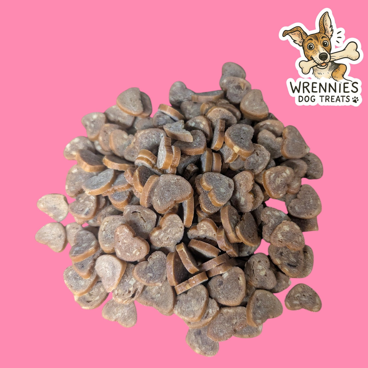 Duck, Chicken & Cod Mini Hearts - 100G