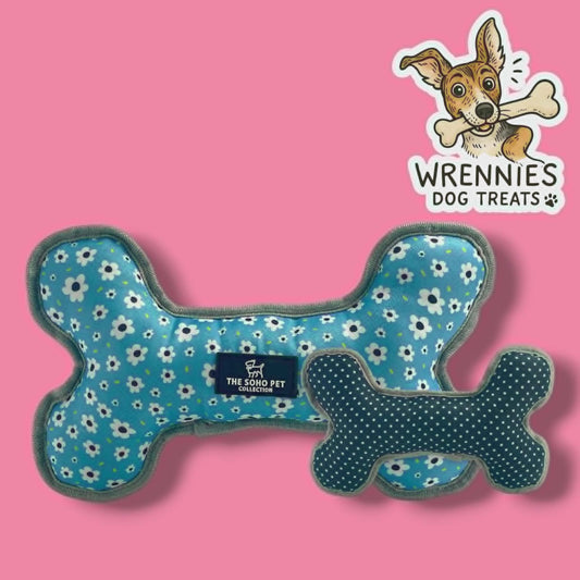 Daisy/Polka Dot Bone Toy