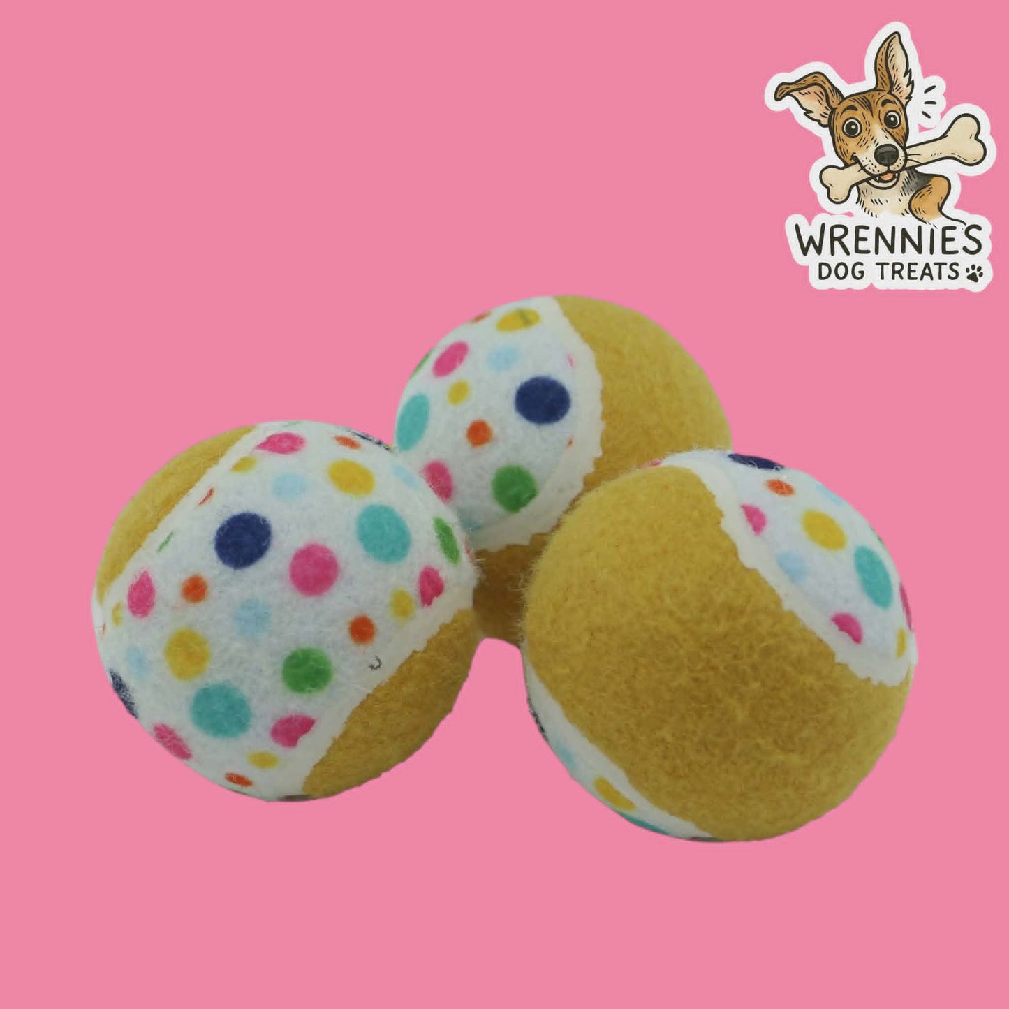 Pawty Time Tennis Balls (3PK)