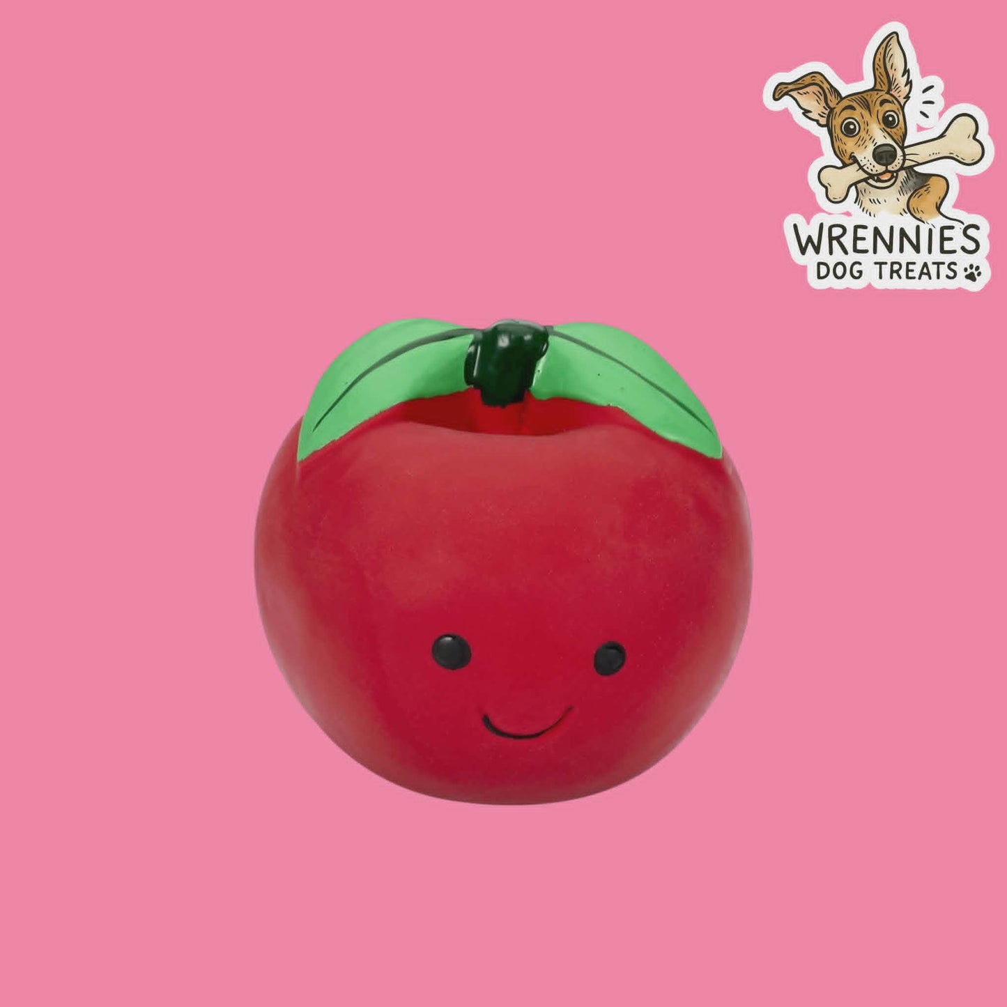 Foodie Faces Tomato Latex Dog Toy